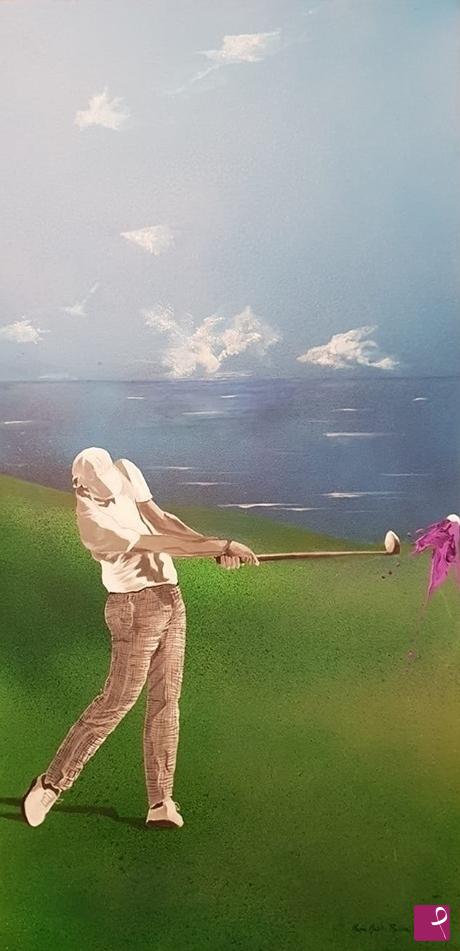 quadri in vendita online - GOLF - Serie giocatori
