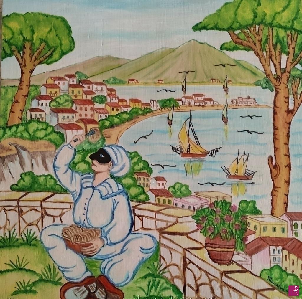 quadri in vendita online - Golfo di Napoli