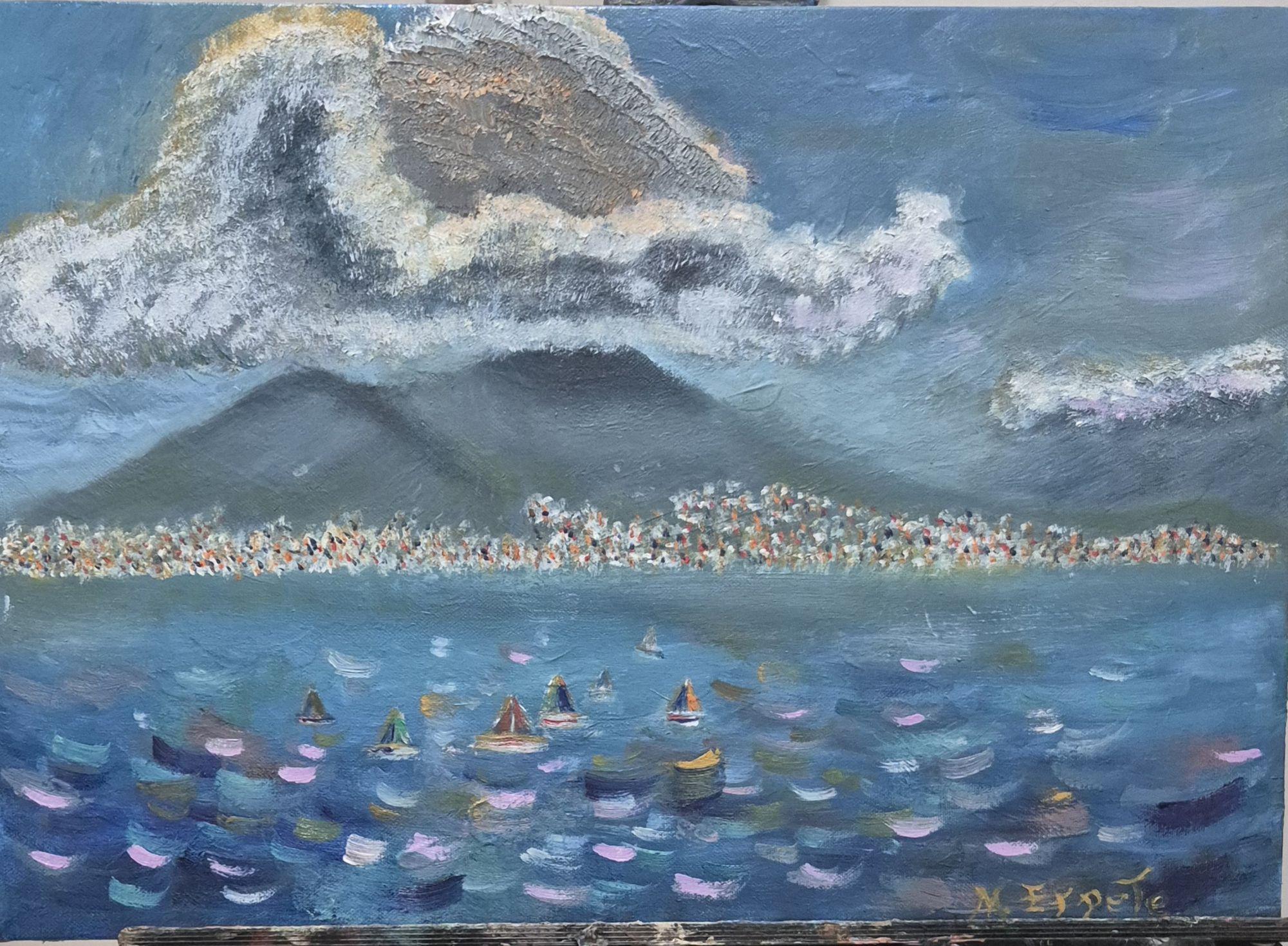 quadri in vendita online - Golfo impressionista