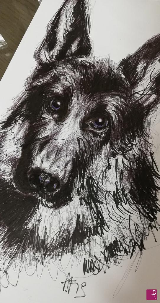 quadri in vendita online - Good luck, good wolf!