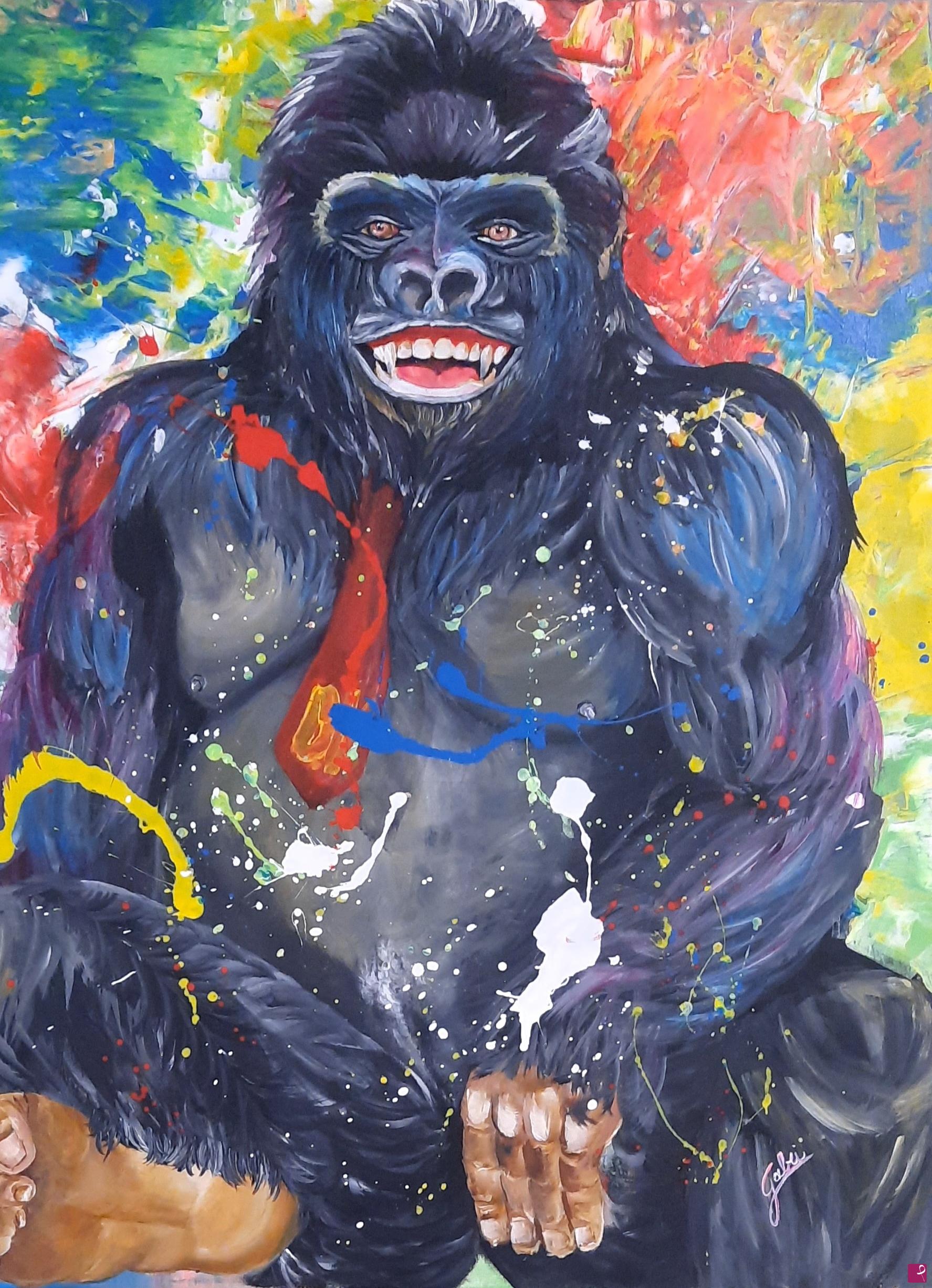 quadri in vendita online - Gorilla Pop