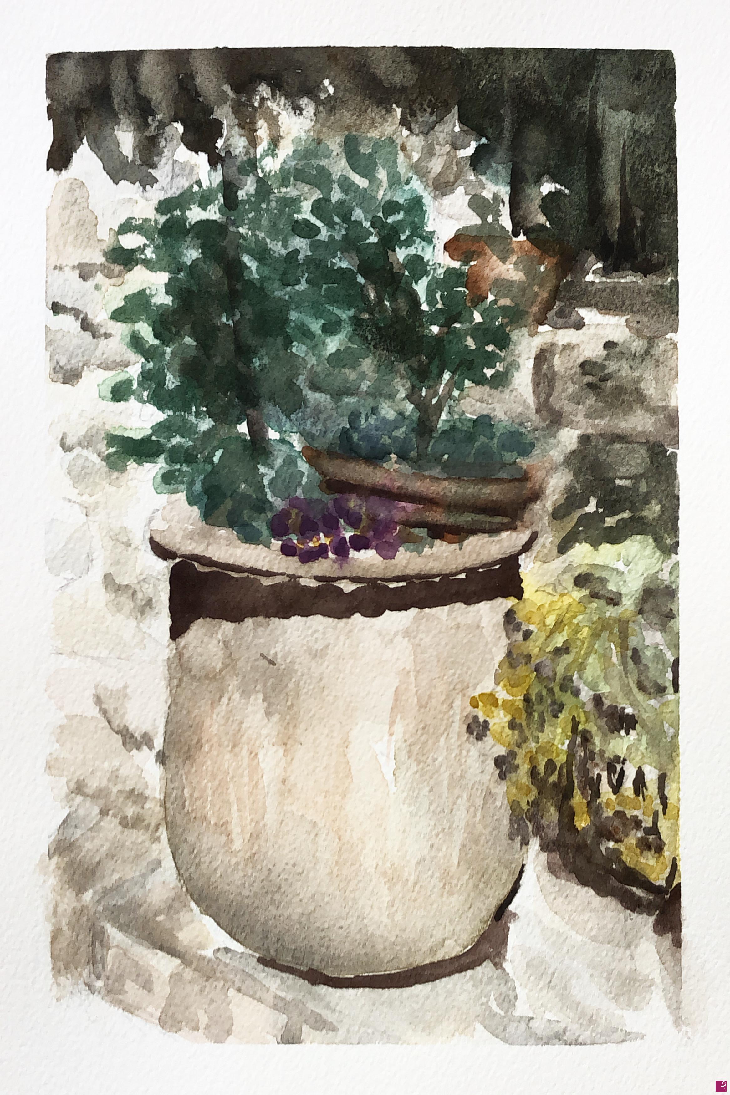 quadri in vendita online - Gourdon - Vaso