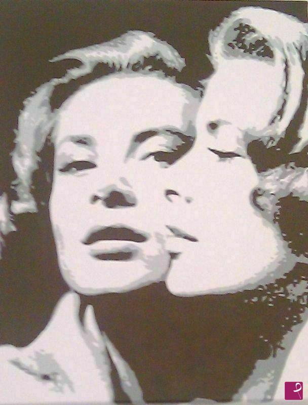 quadri in vendita online - Grace Kelly - in the mirror