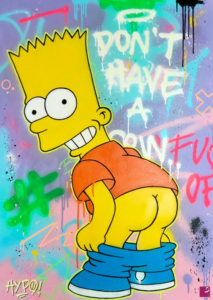 quadri in vendita online - Graffiti Bart #2