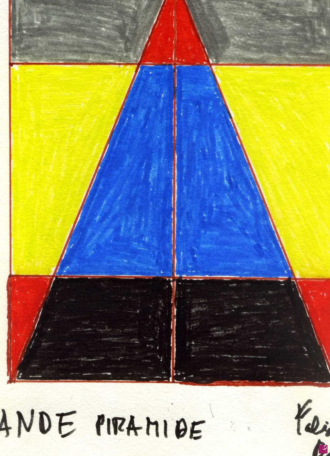 quadri in vendita online - GRANDE PIRAMIDE IN GIOTTO