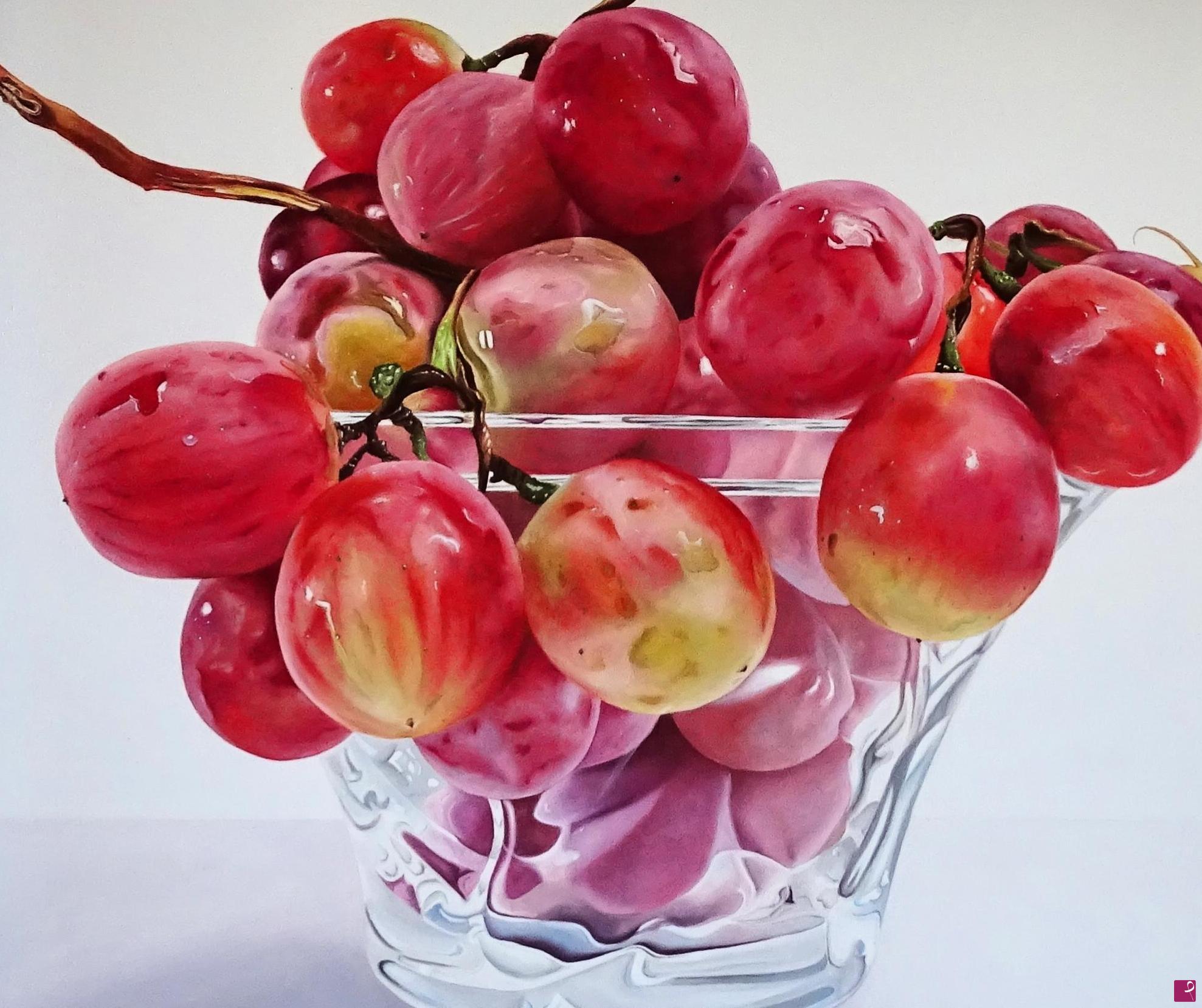 quadri in vendita online - grapes in the crystal