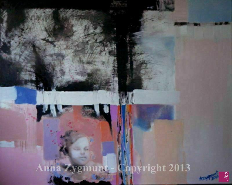quadri in vendita online - Graphic Angel , 2012, oil on canvas
