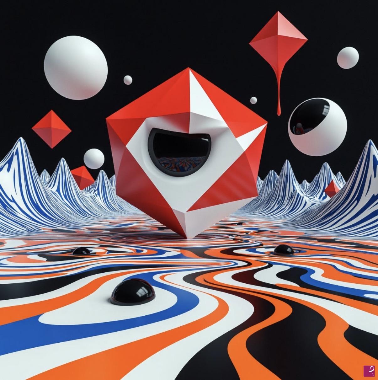 quadri in vendita online - Graphic landscape