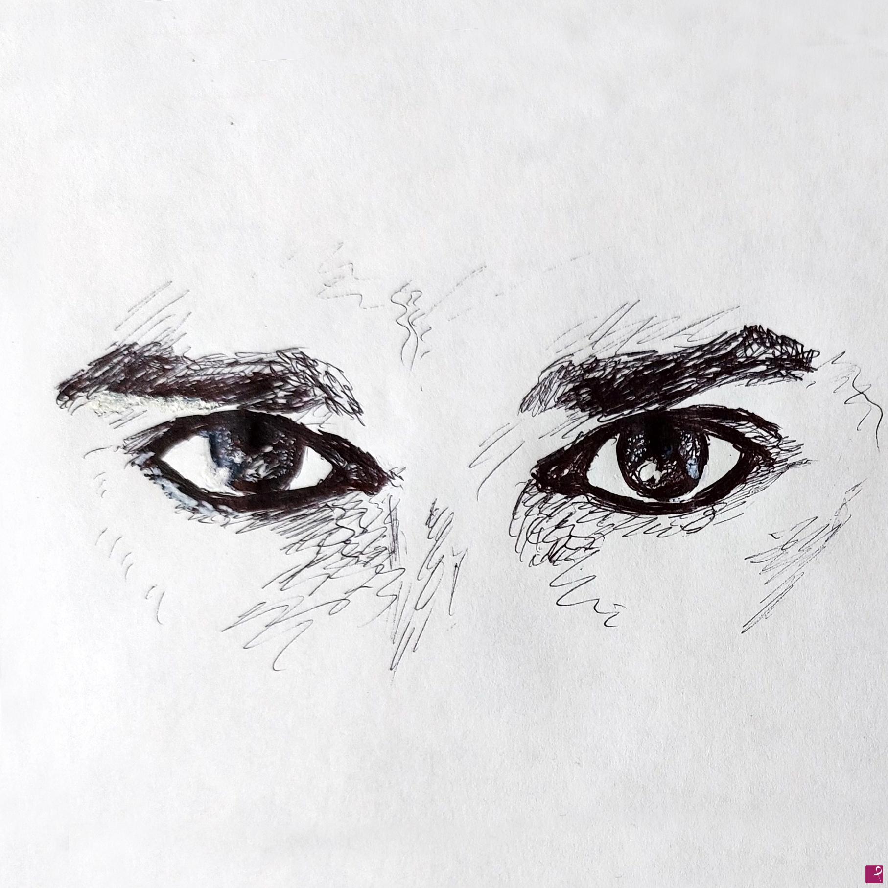 quadri in vendita online - Green Eyes