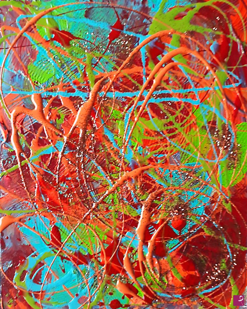 quadri in vendita online - GREEN-ORANGE