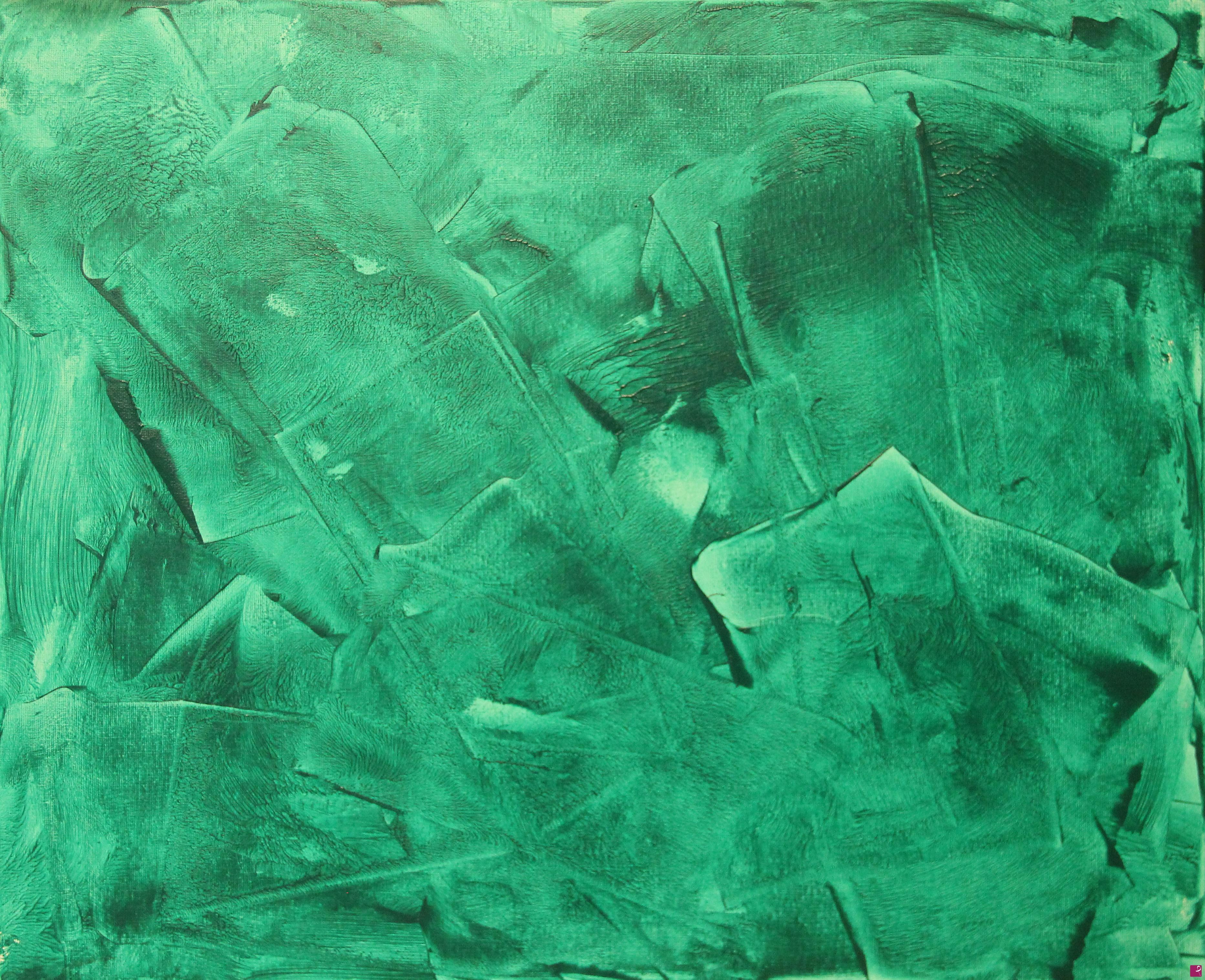 quadri in vendita online - Green ripples