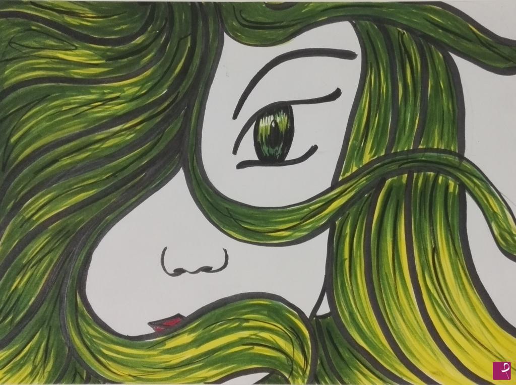quadri in vendita online - GREENY GIRL