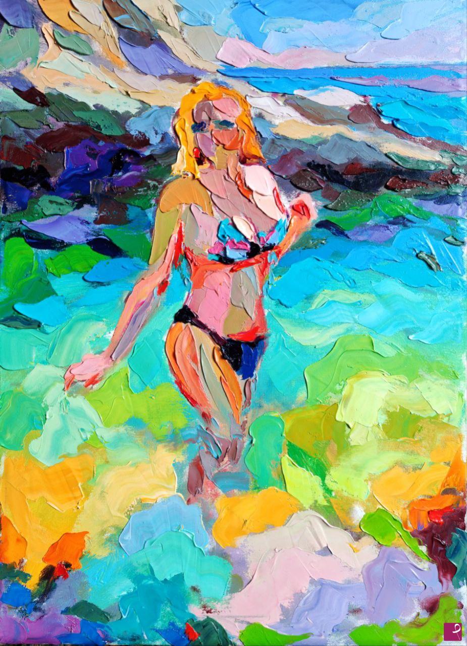 quadri in vendita online - Grembi marini: impressionismo contemporaneo
