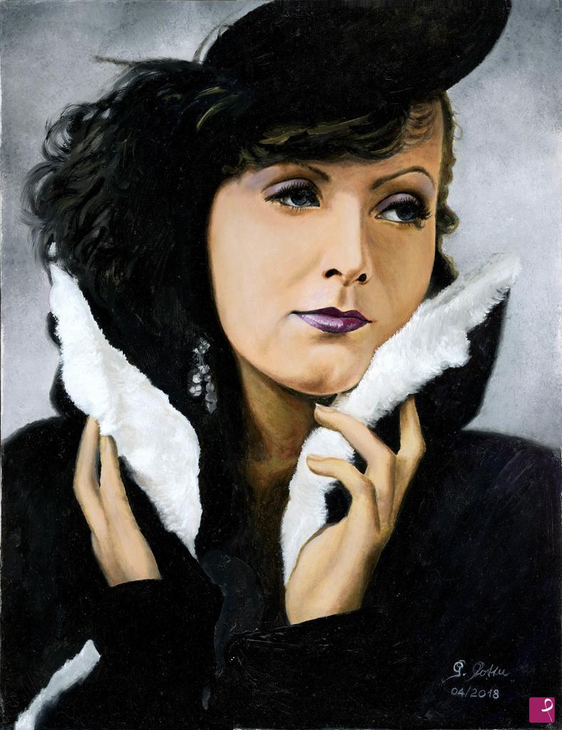 quadri in vendita online - Greta Garbo