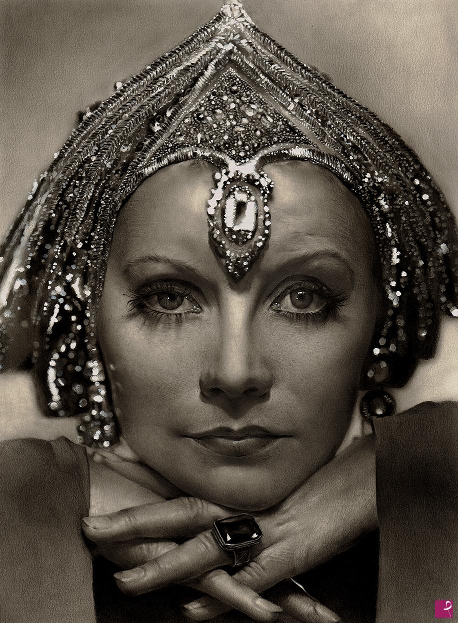 quadri in vendita online - Greta Garbo