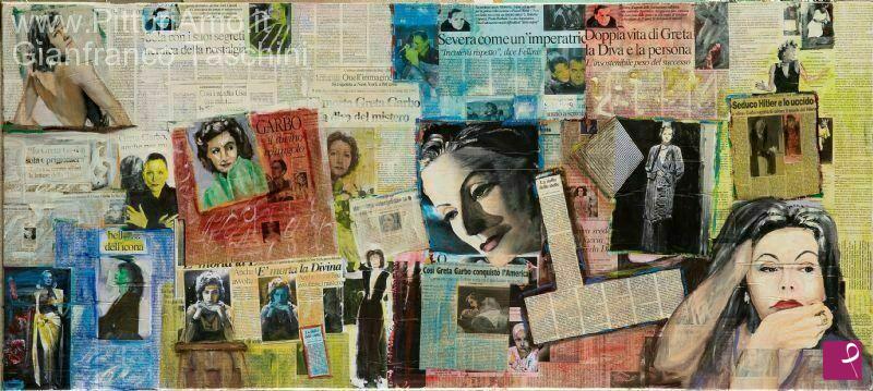 quadri in vendita online - greta garbo