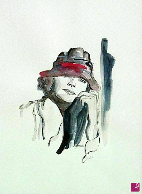 quadri in vendita online - Greta Garbo