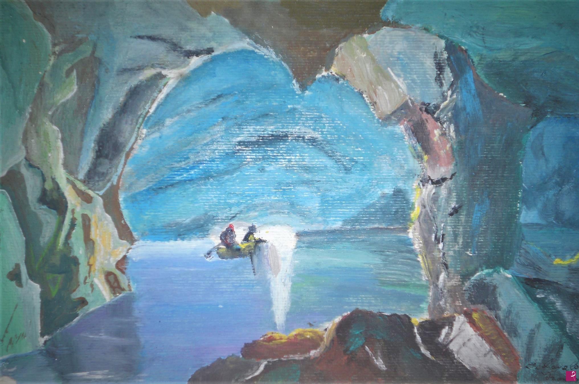 quadri in vendita online - Grotta Azurra ( Capri )