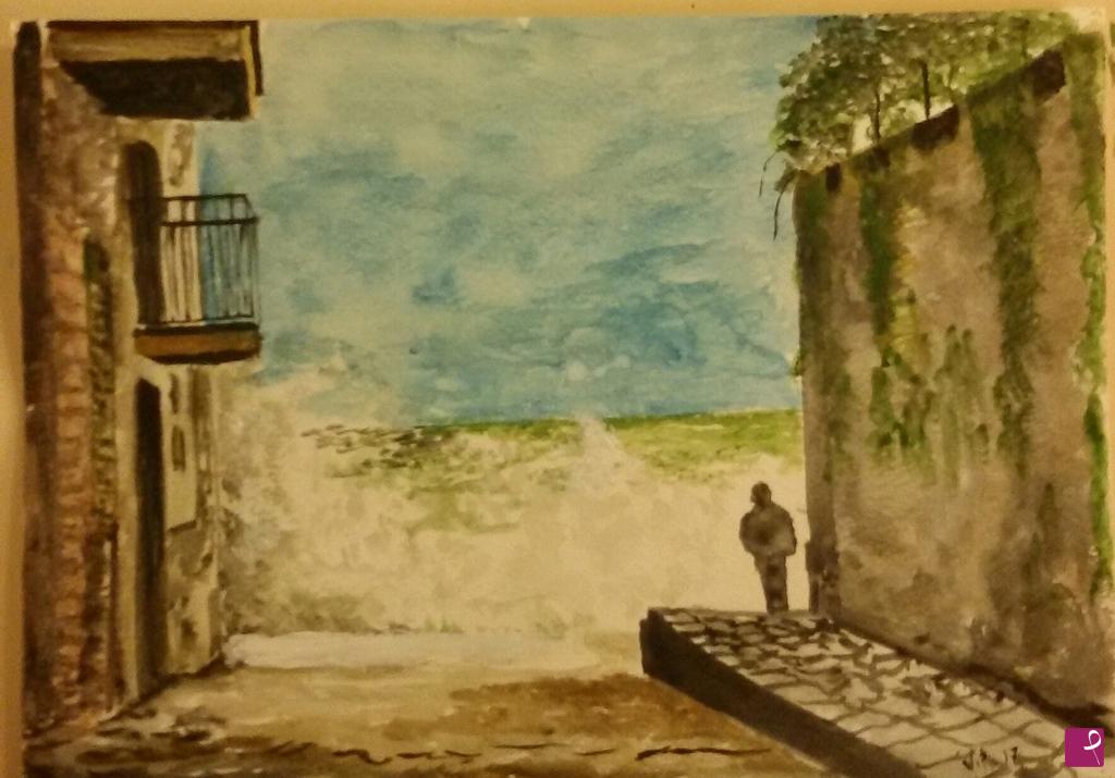 quadri in vendita online - Guardando il mare