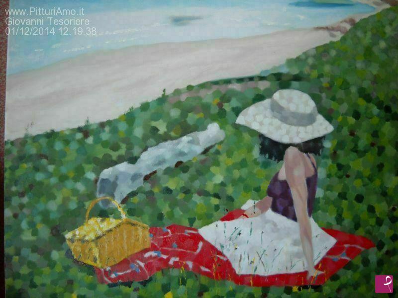 quadri in vendita online - Guardando il mare
