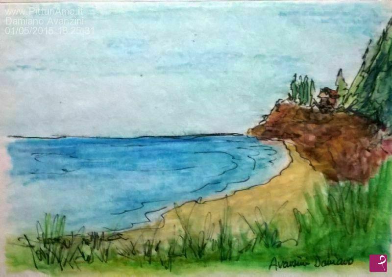 quadri in vendita online - guardando il mare