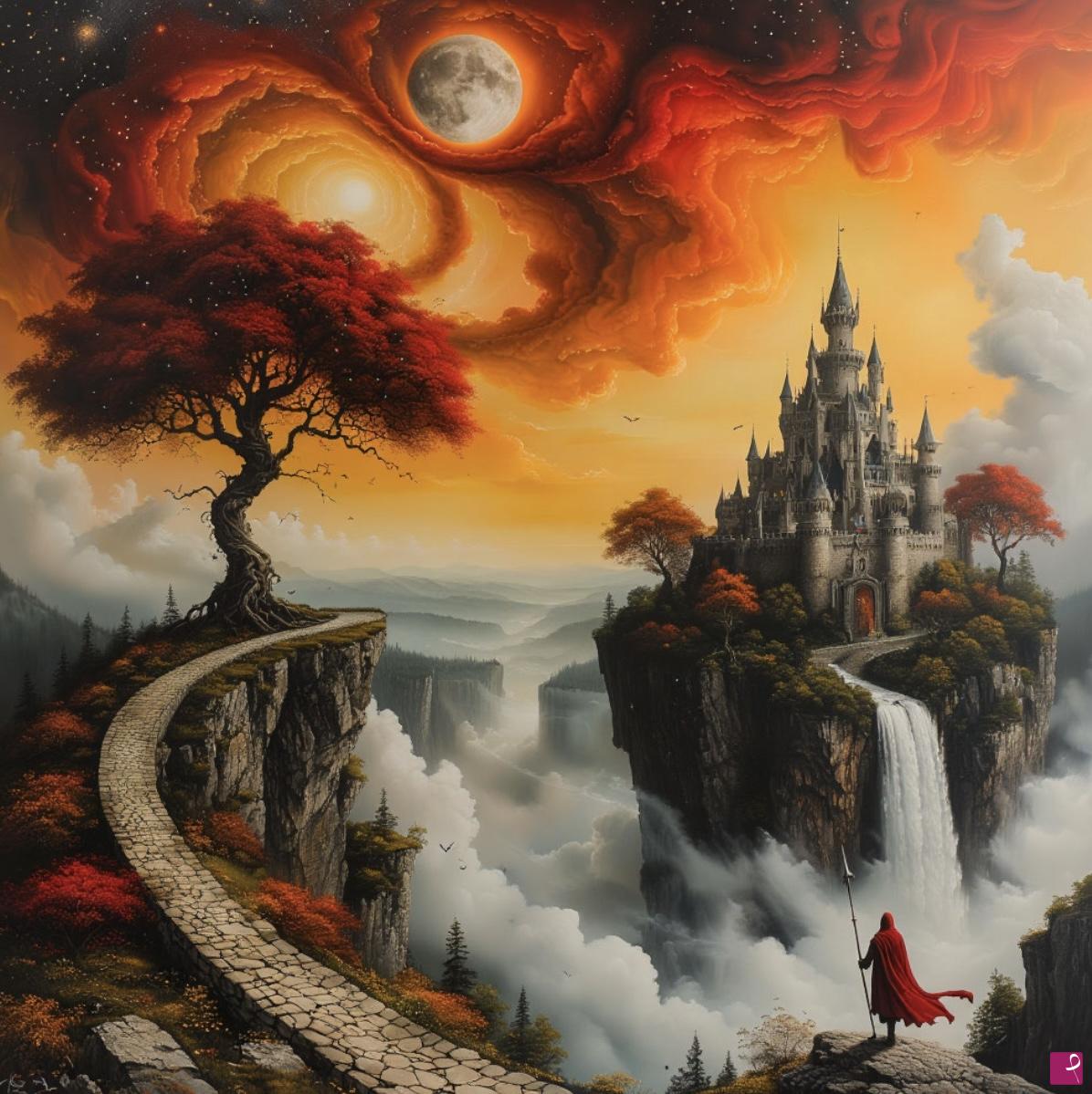 quadri in vendita online - Guardian of the sky