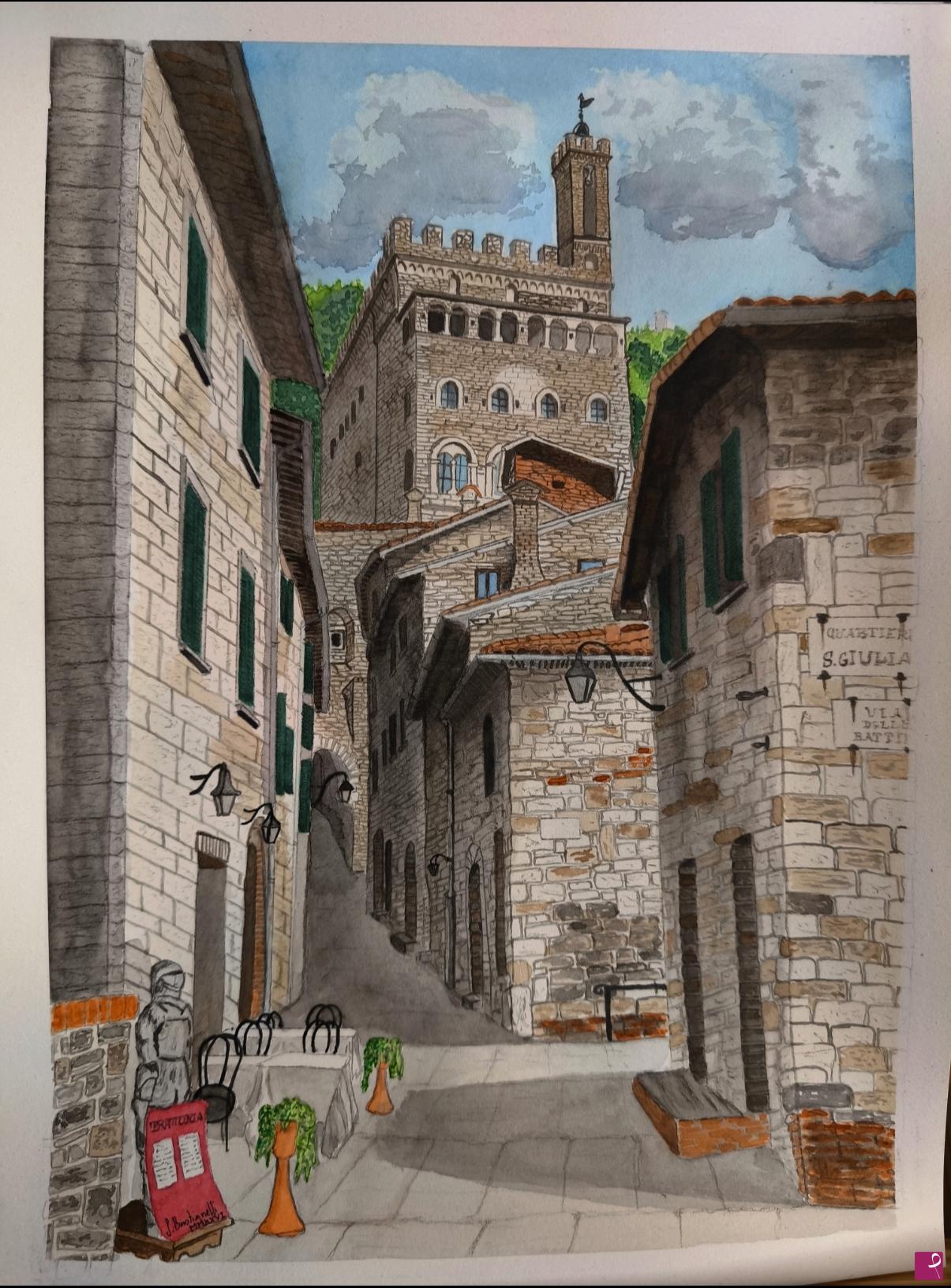 quadri in vendita online - Gubbio - San Giuliano