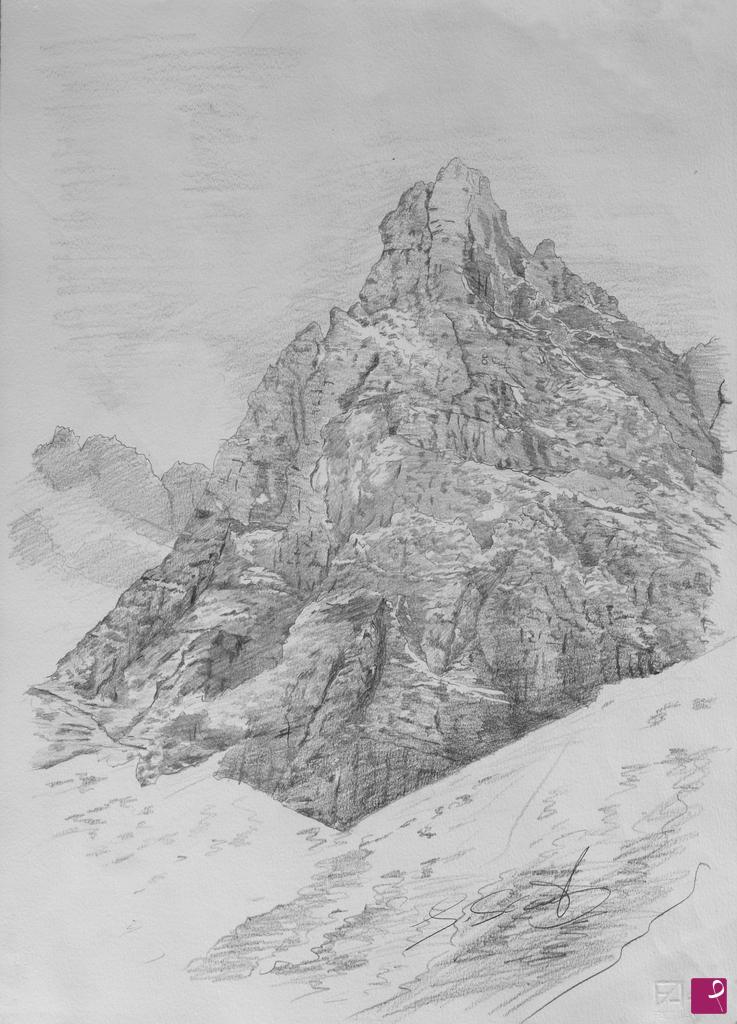 quadri in vendita online - Guglia Berti (piccole Dolomiti)