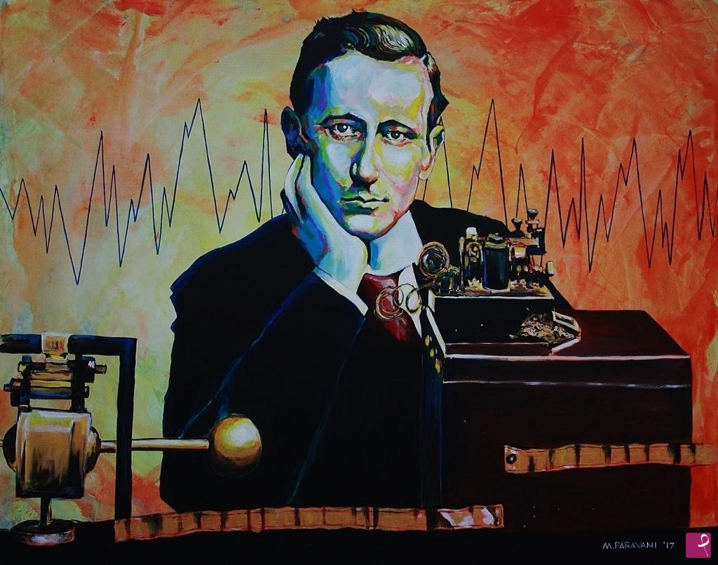 quadri in vendita online - Guglielmo Marconi