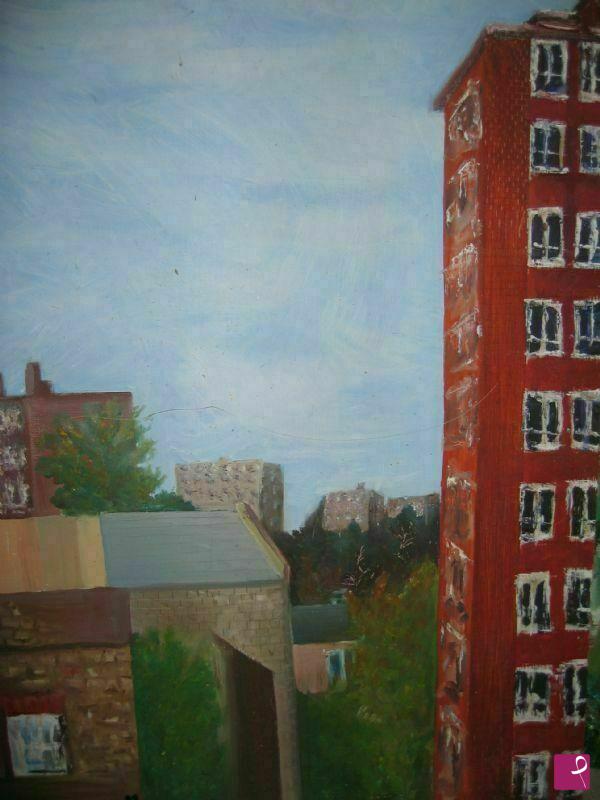 quadri in vendita online - Hackney buildings