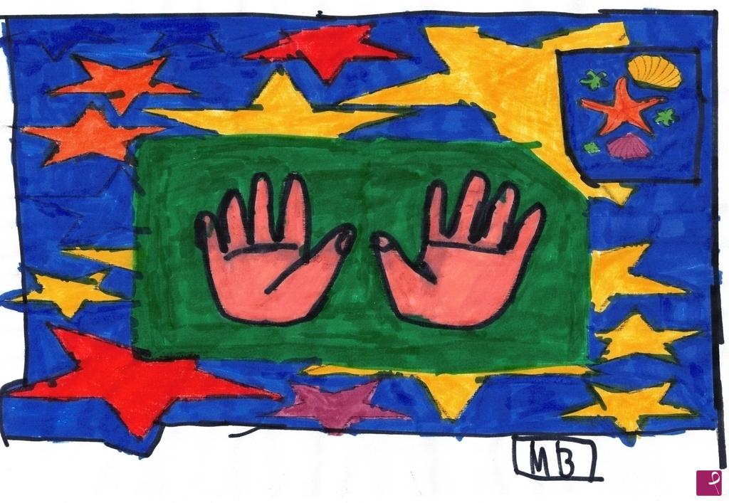 quadri in vendita online - Hands in the sky