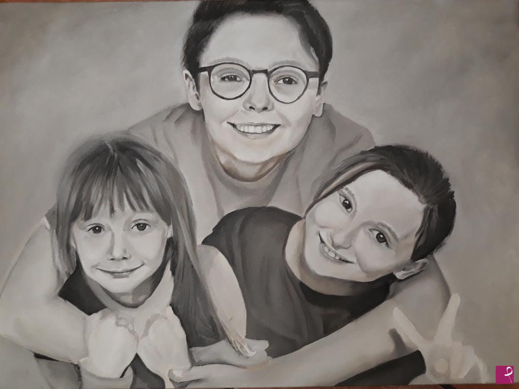 quadri in vendita online - Happy children