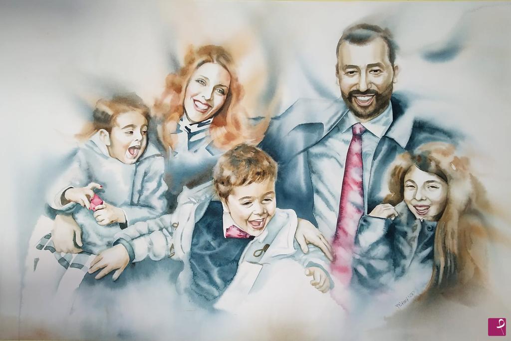 quadri in vendita online - Happy Family.