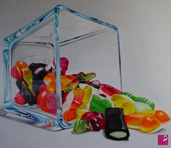 quadri in vendita online - Haribo in the glass