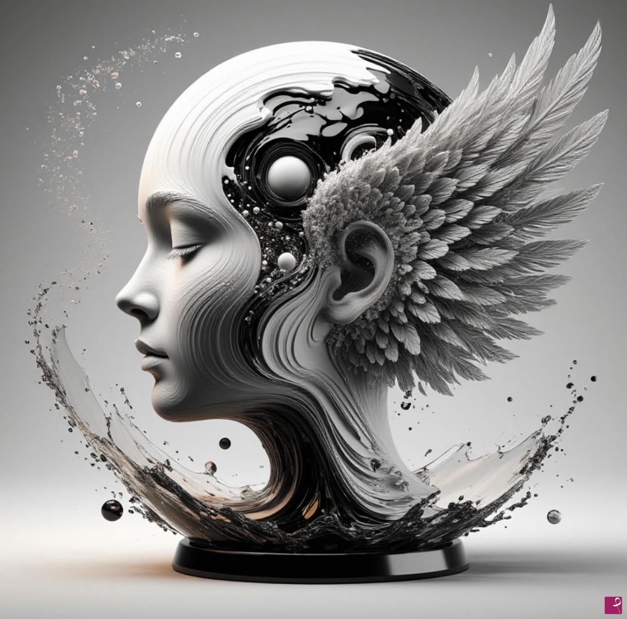 quadri in vendita online - Head art Angle 