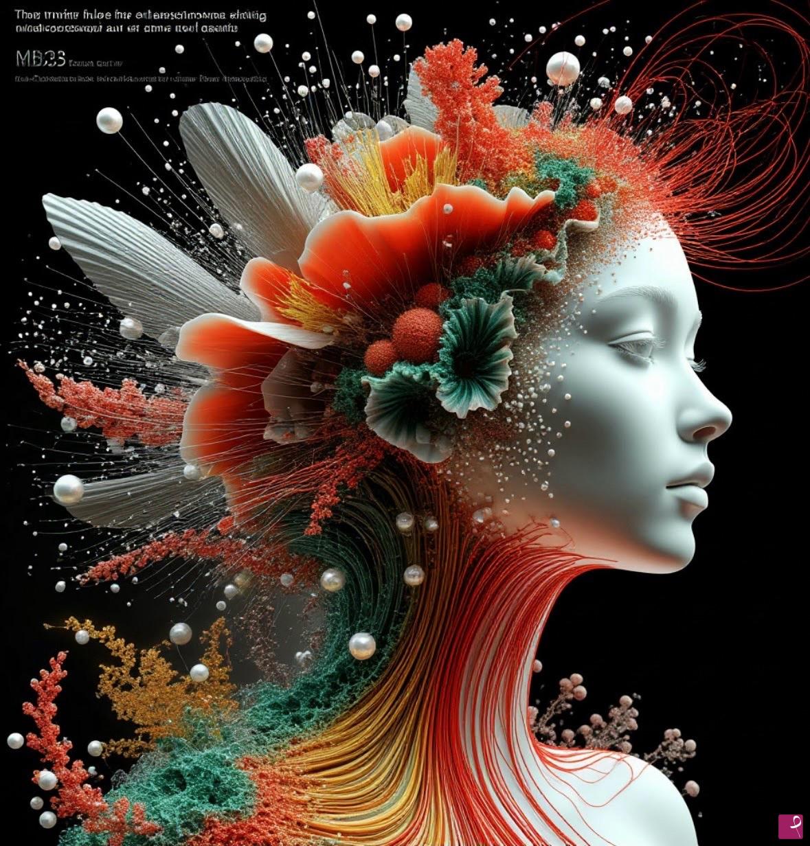 quadri in vendita online - Head ornaments