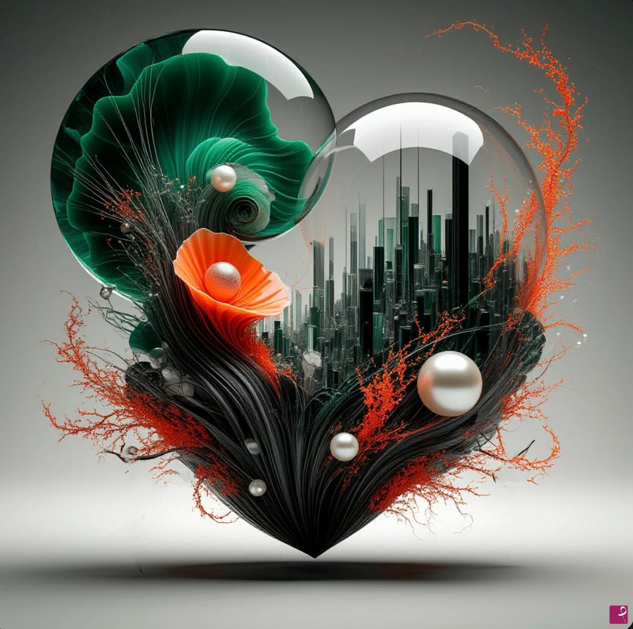 quadri in vendita online - Heart of the city