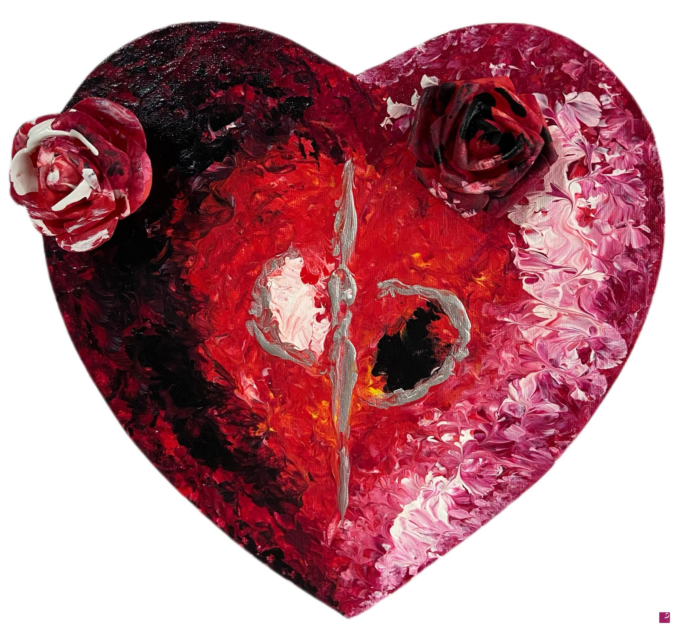 quadri in vendita online - Heart: Yin & Yang