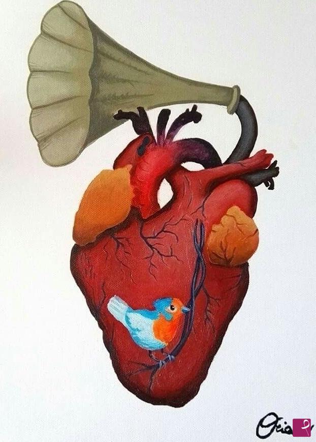 quadri in vendita online - Heart's Music