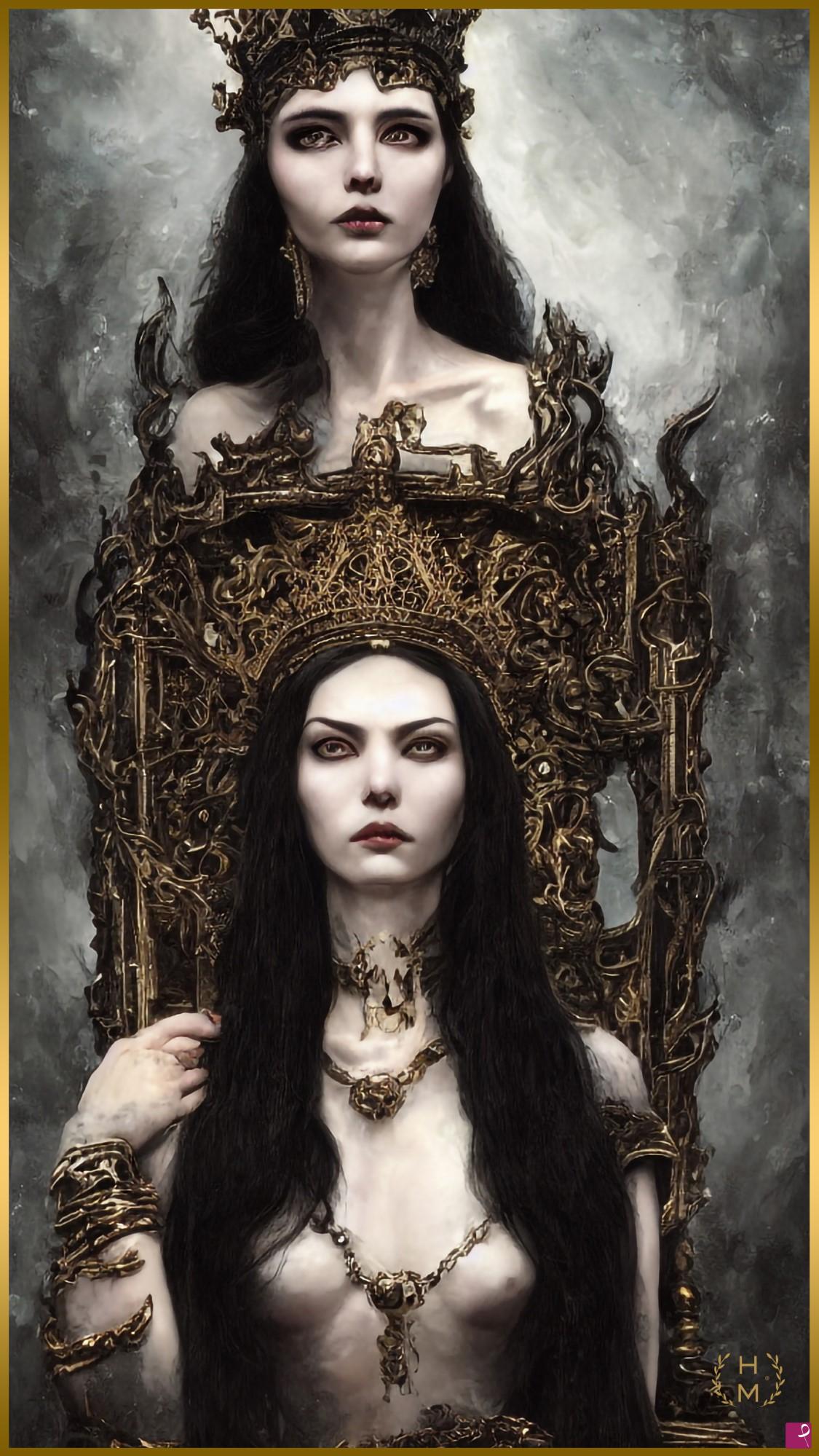 quadri in vendita online - HEL MORT's Vampire Kiss® 