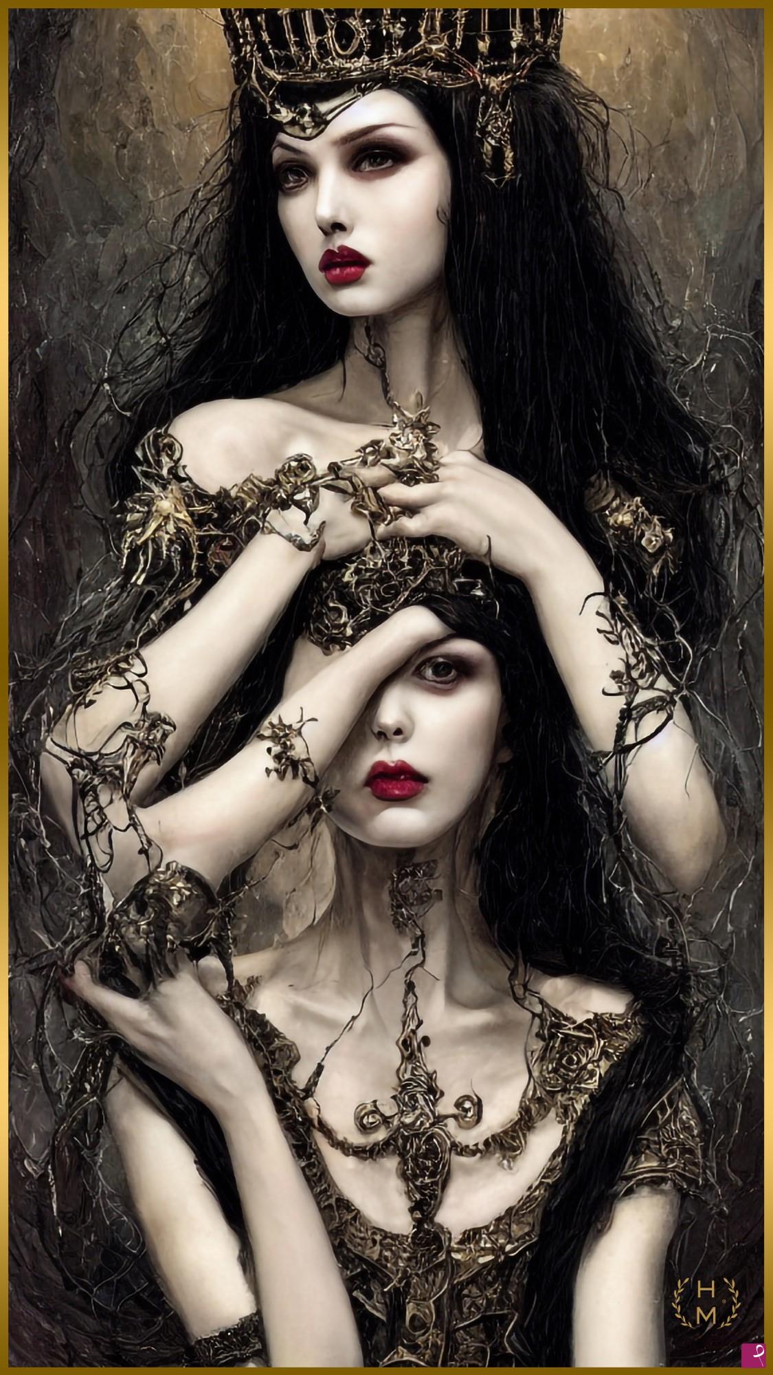 quadri in vendita online - HEL MORT's Vampire Kiss® 