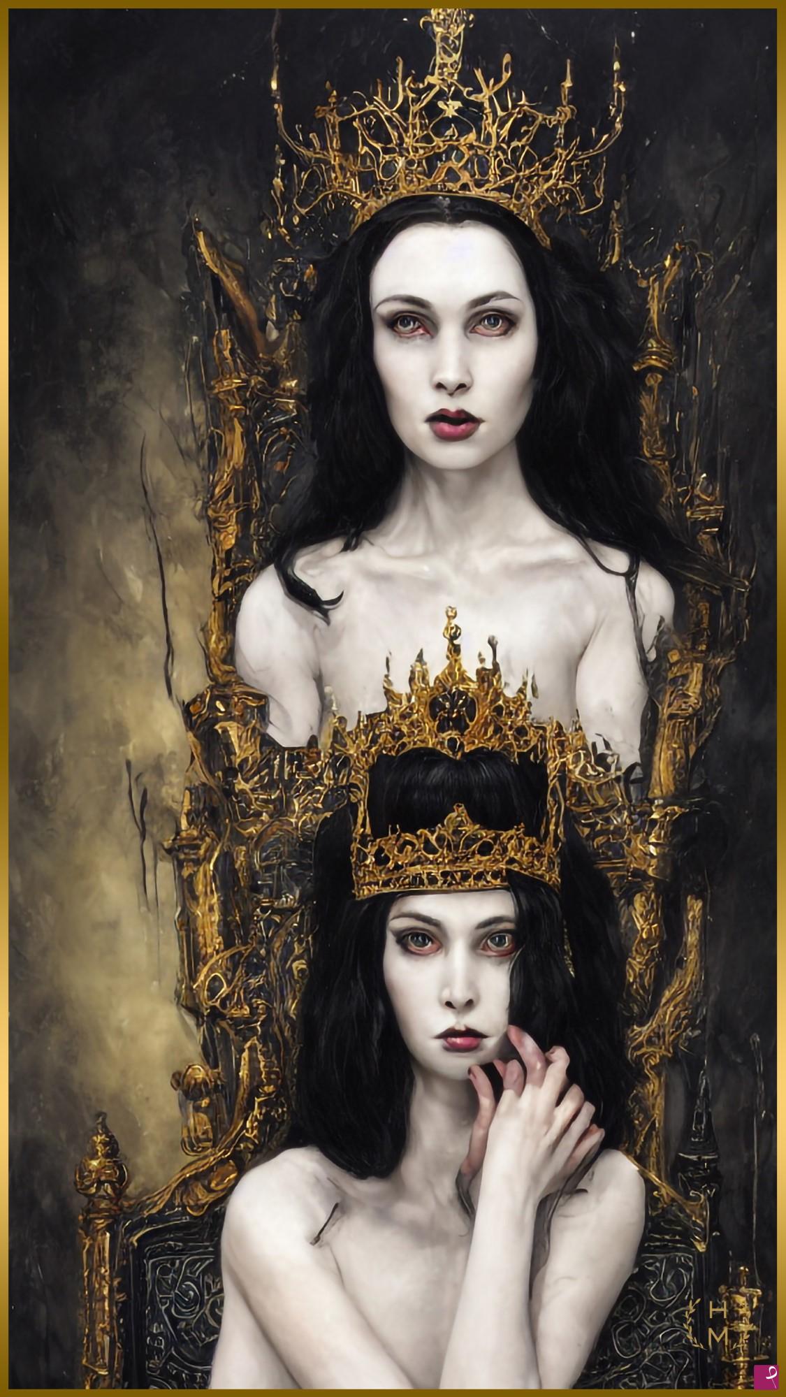 quadri in vendita online - HEL MORT's Vampire Kiss® 