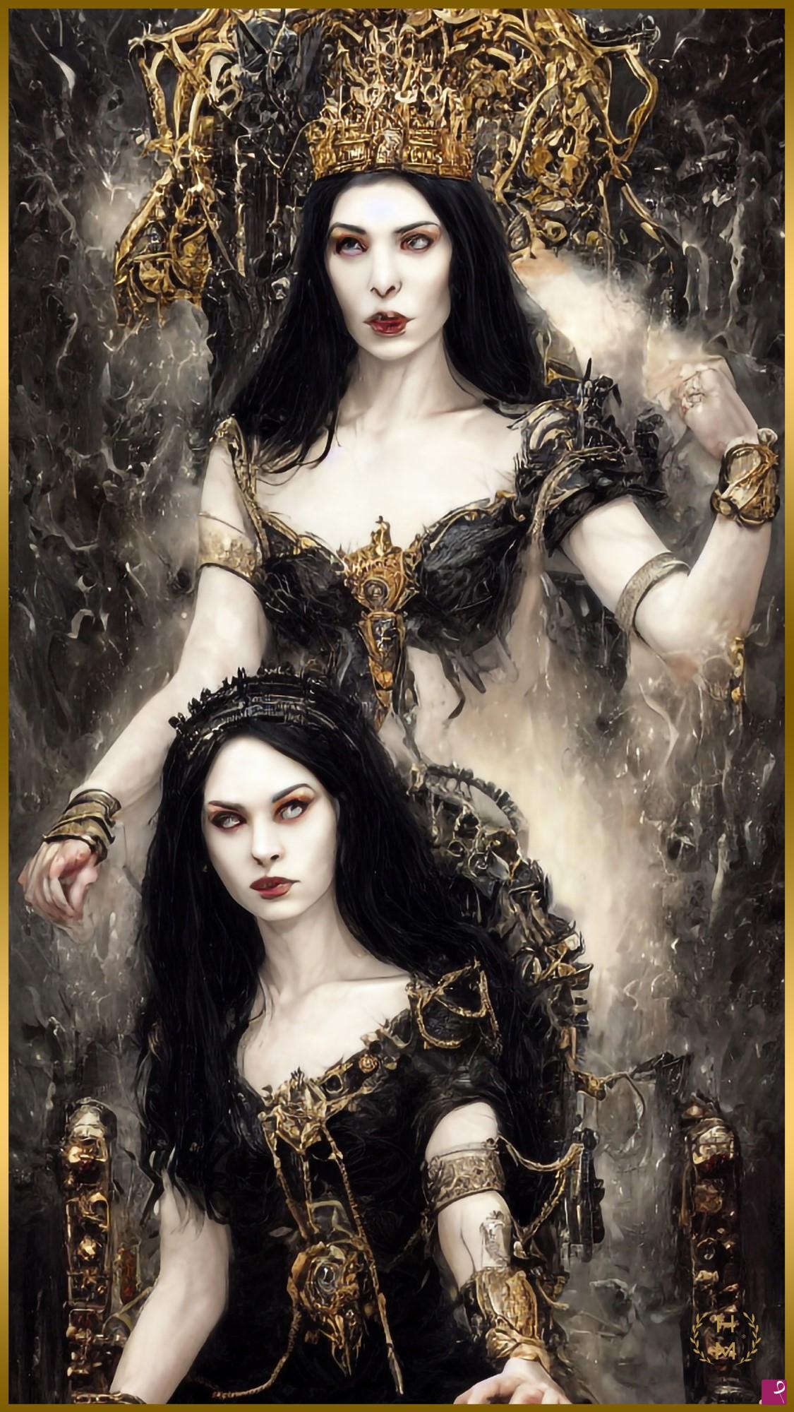 quadri in vendita online - HEL MORT's Vampire Kiss® 