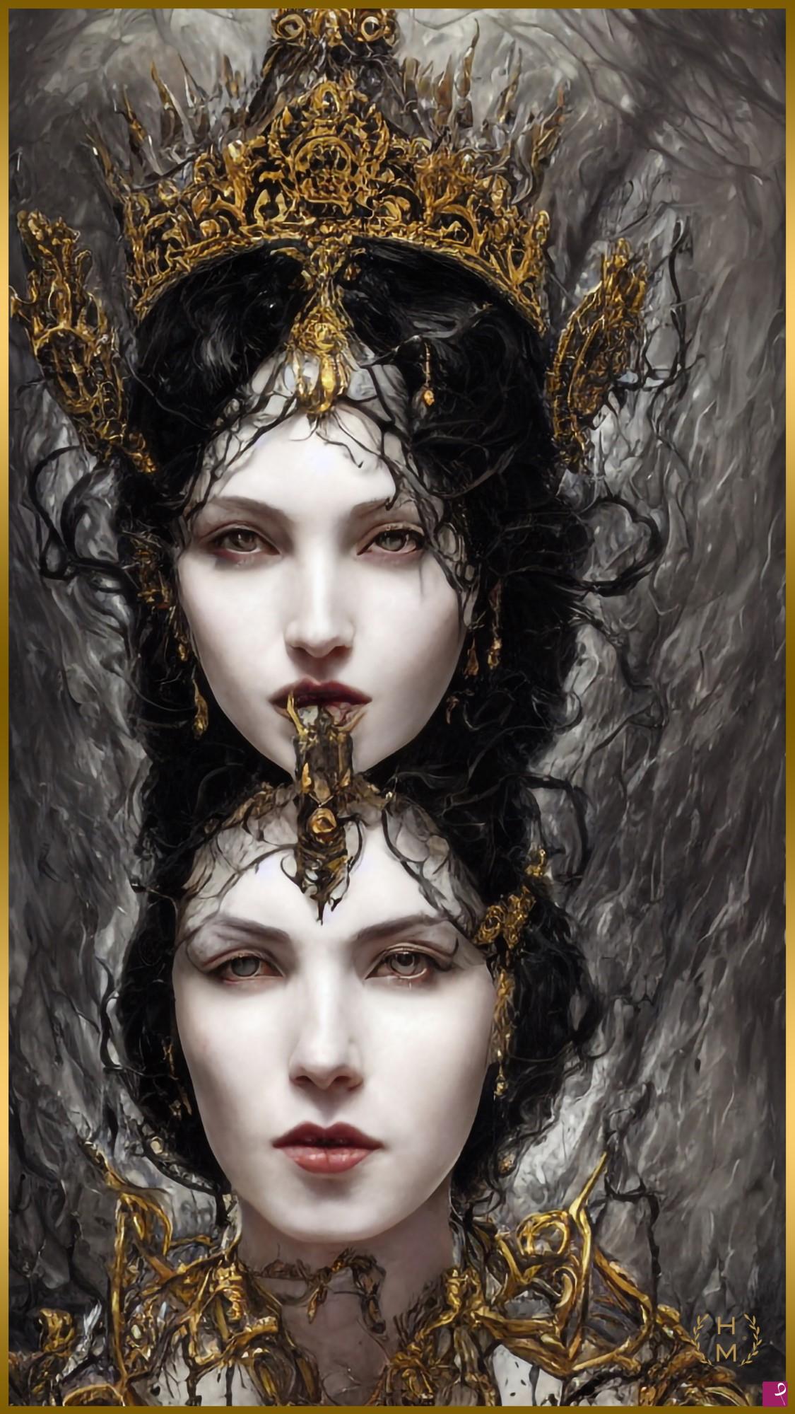 quadri in vendita online - HEL MORT's Vampire Kiss® 