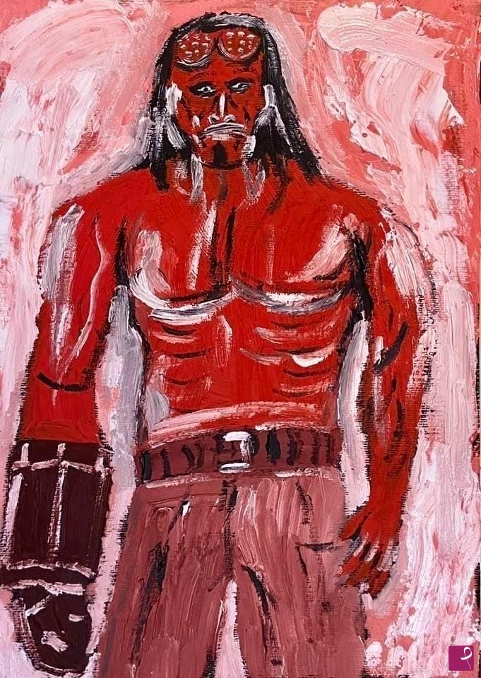 quadri in vendita online - Hellboy