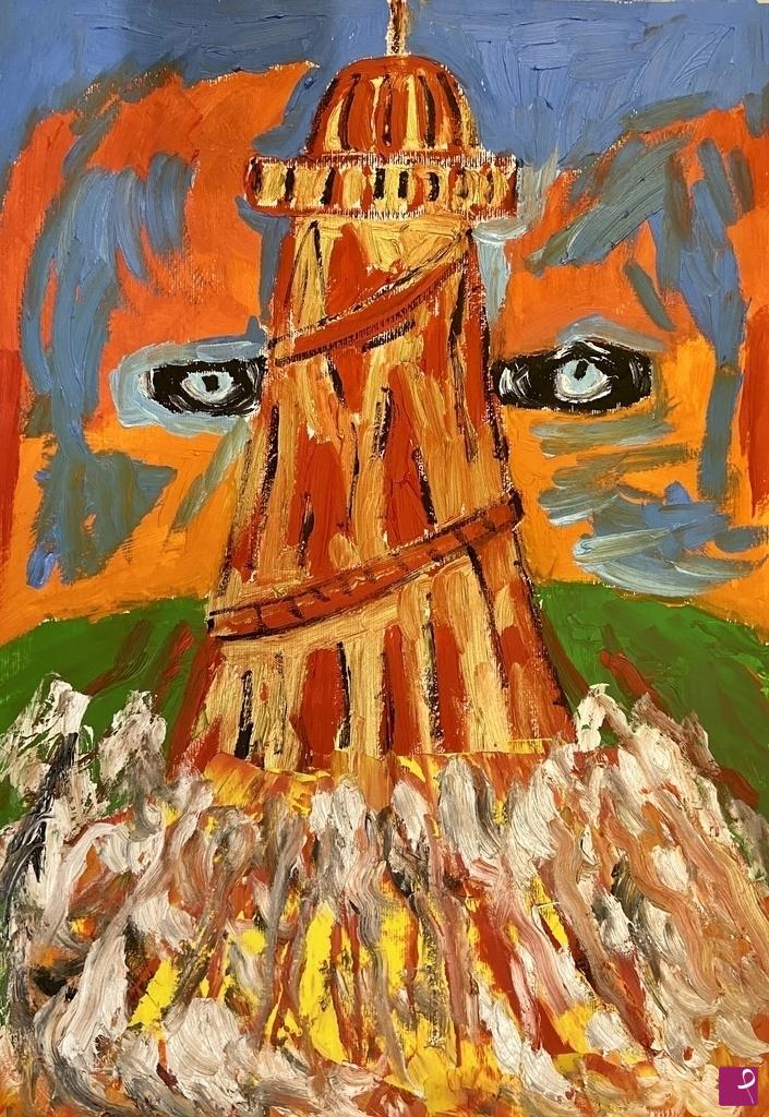 quadri in vendita online - Helter Skelter 
