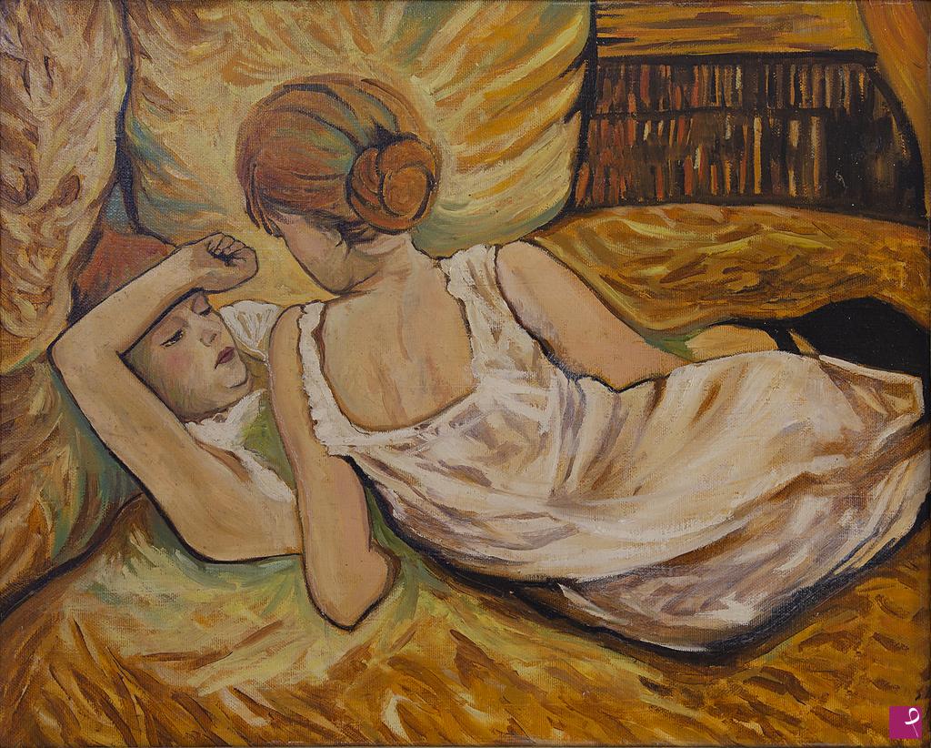 quadri in vendita online - Henri de Toulouse-Lautrec - Due Amici
