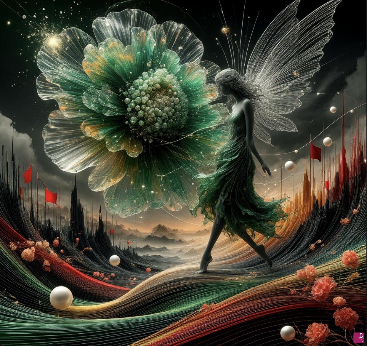 quadri in vendita online - Her favorite flower