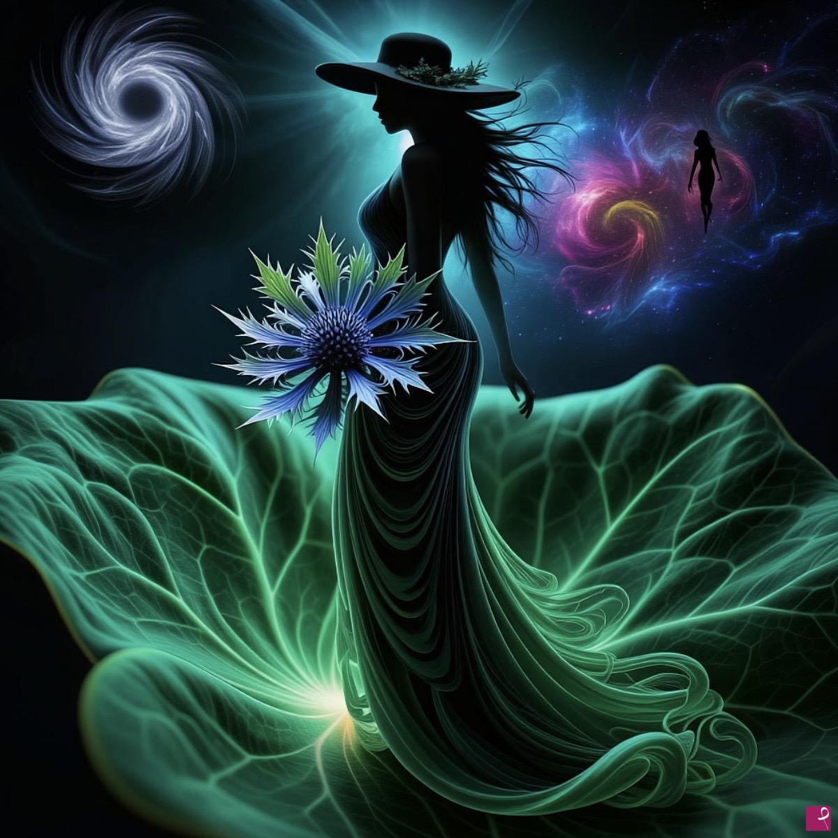 quadri in vendita online - Her flower 