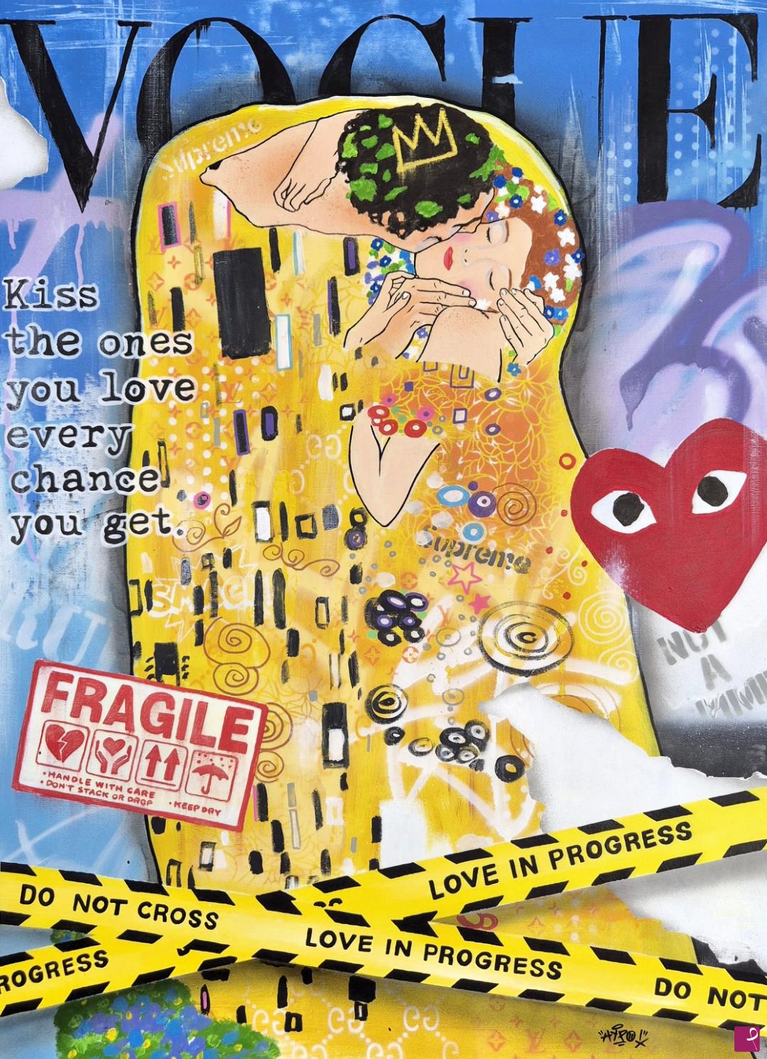 quadri in vendita online - Hipo X Gustav Klimt - Der Kuss